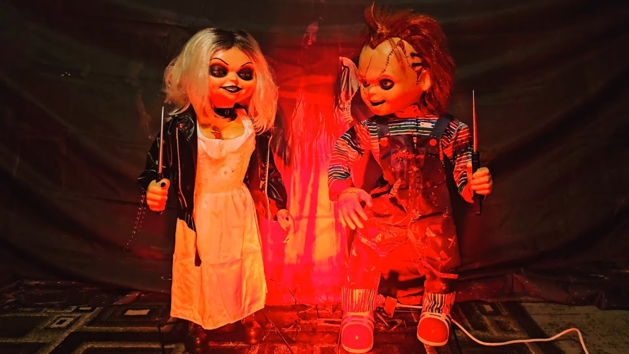 Home Depot Halloween 2025 Chucky and Tiffany Animatronics