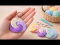 Easy Crochet Spiral Keychain 🧶 Cute Scrap Yarn Crochet Project