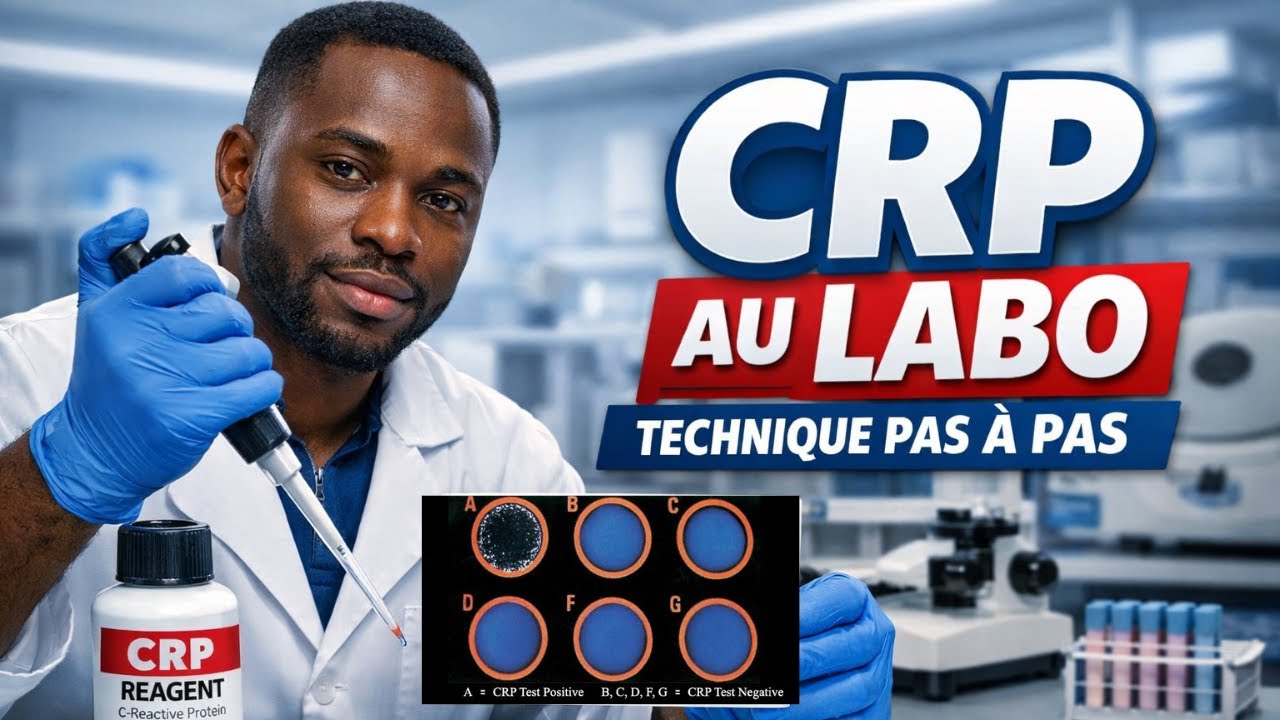 CRP en laboratoire : technique expliquée pas à pas