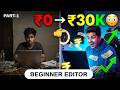 ₹0 se ₹30KMonth 💸 Video Editing Se Paise Kaise Kamaye Full Guide 2026 | Part 1