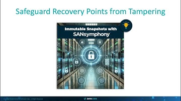 Protect Your Recovery Data with Immutable Snapshots in SANsymphony