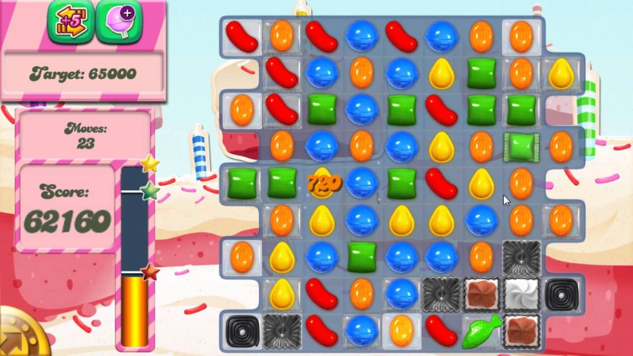 Candy Crush Saga Level 355 No Boosters - YouTube