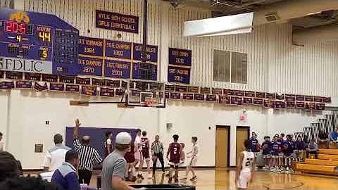 Mark Fakhoury corner 3 pointer vs Midland Lee