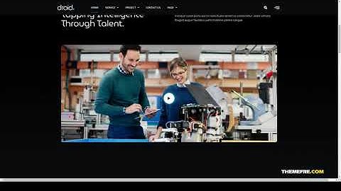 Droid - Robotics and Technology Services Elementor Template Kit techno machine Kyono