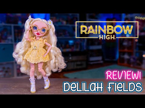 Кукла Рейнбоу Хай Делайла Филдс Rainbow High Delilah Fields S4 Yellow Fashion Doll 578307 MGA Оригинал, видео 1