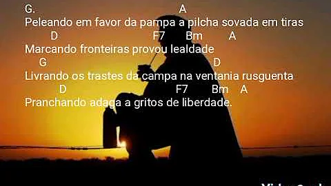 Cifra (Gritos de Liberdade) grupo rodeio simplificada.