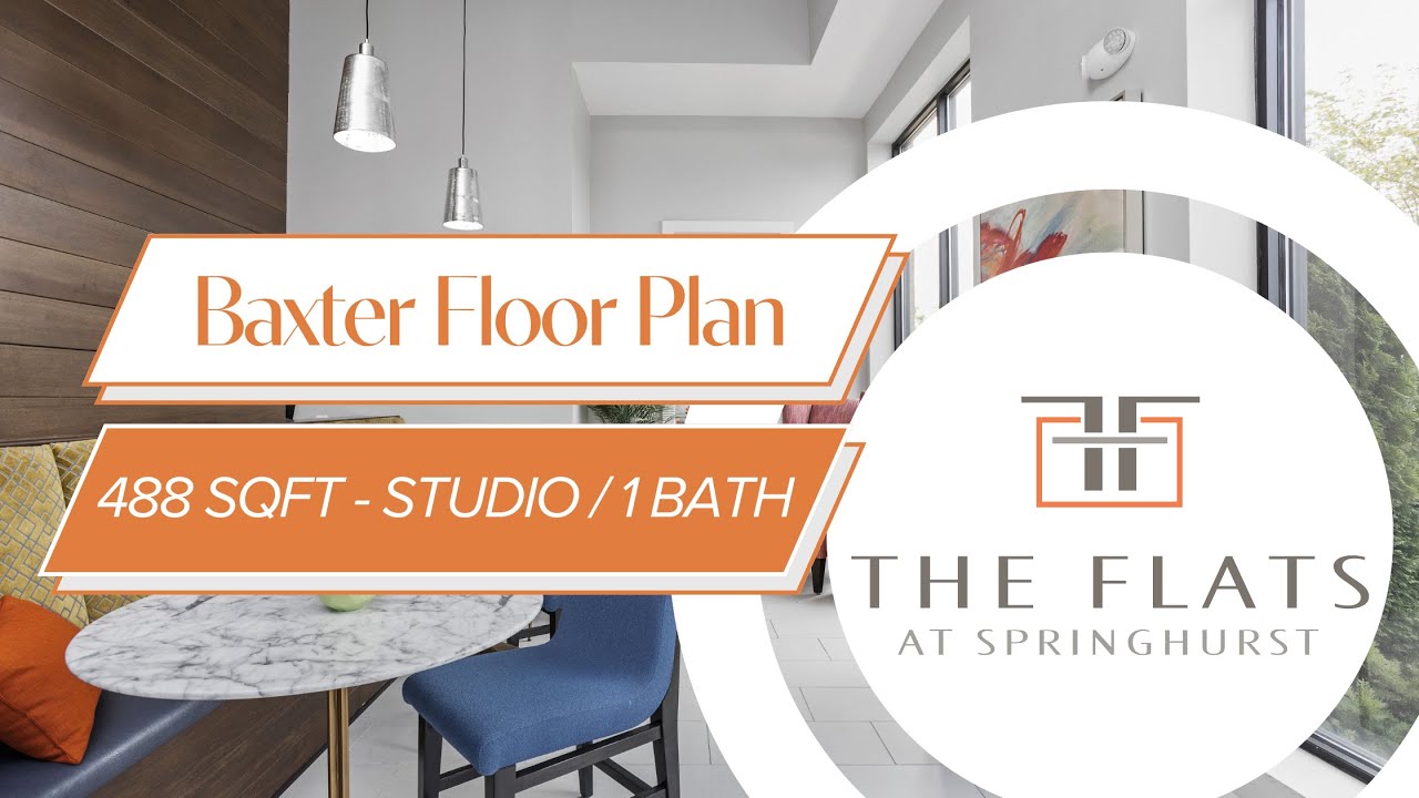 Baxter Studio Floor plan | Louisville, KY Luxury Apartments