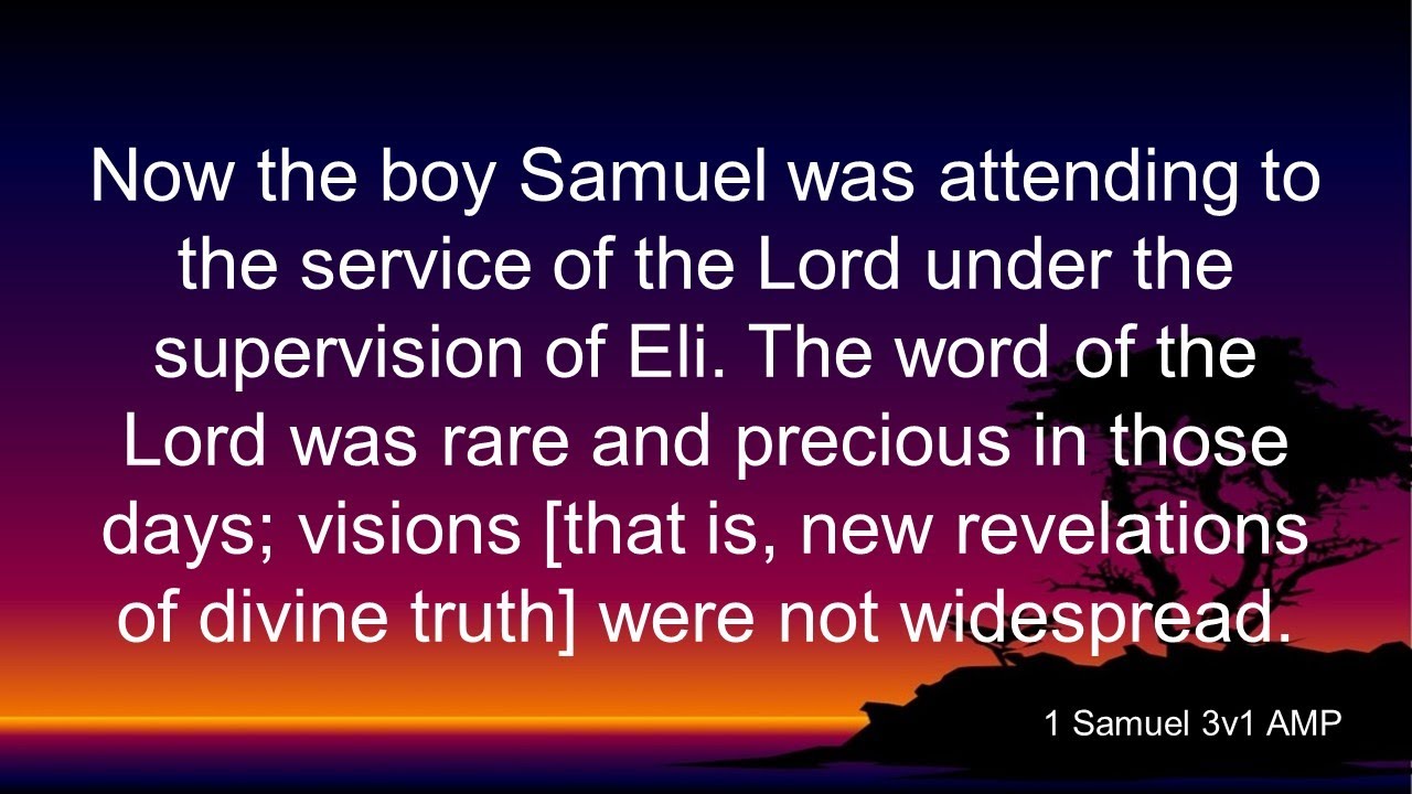 1 Samuel 3 Amplified Version Audio With Subtitles - YouTube