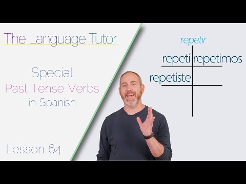 Past Tense Verbs You Must Learn in Spanish | The Language Tutor *Lesson 64*