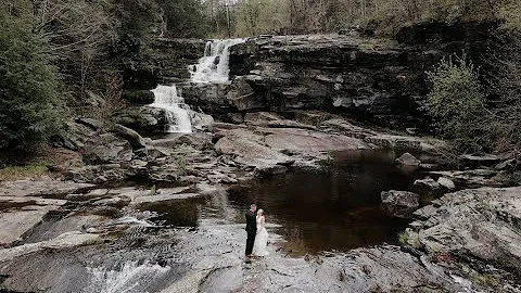 Meghan + Michael// Epic waterfall wedding at Ledge...
