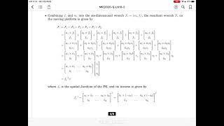 Modern Robotics 18th Lecture