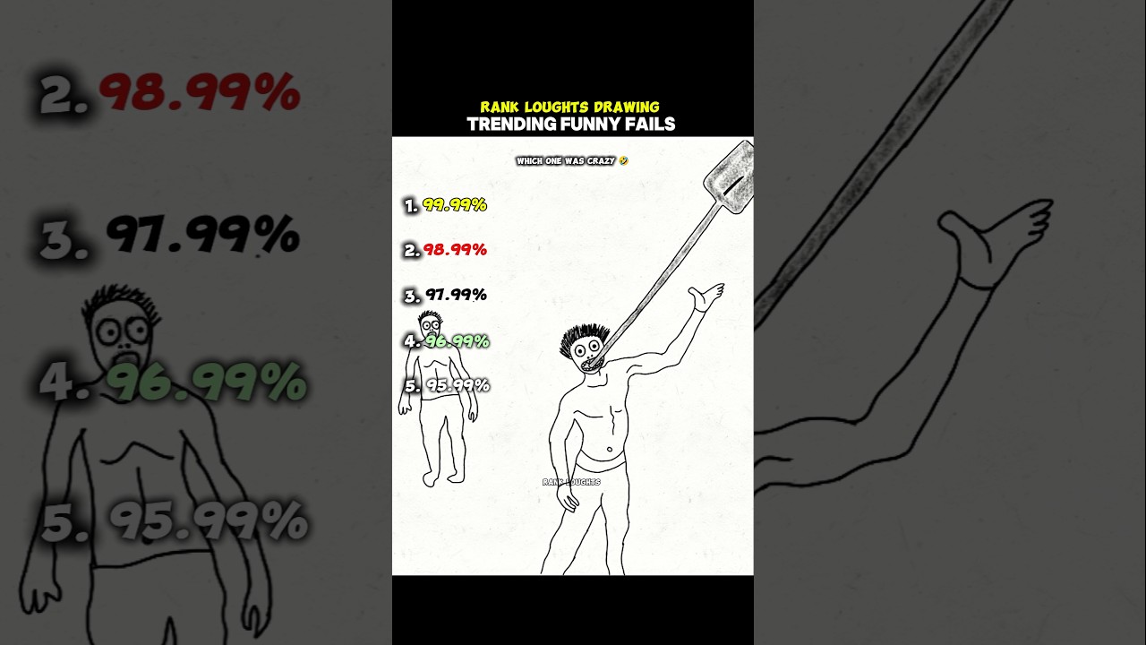Ranking Funny Fails Drawing 🥵 