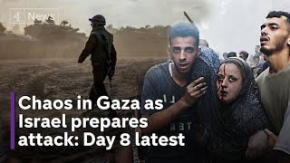 Israel forces prepare to strike Gaza from 'air, sea and land' #israel #gaza #hamas @bbcnews @bbc