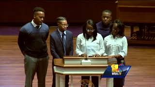 Video: Det. Sean Suiter's kids pay emotional tribute at father's funeral