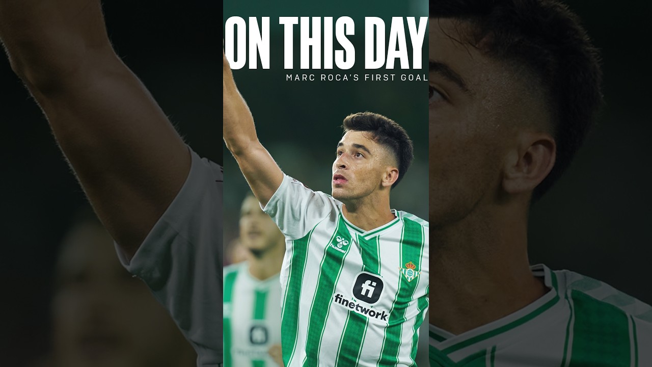 Un día como hoy, hace tres años, Marc Roca también se estrenaba como goleador con la verdiblanca 💪