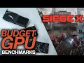 Rainbow 6 Siege X Benchmarks with Budget GPUs