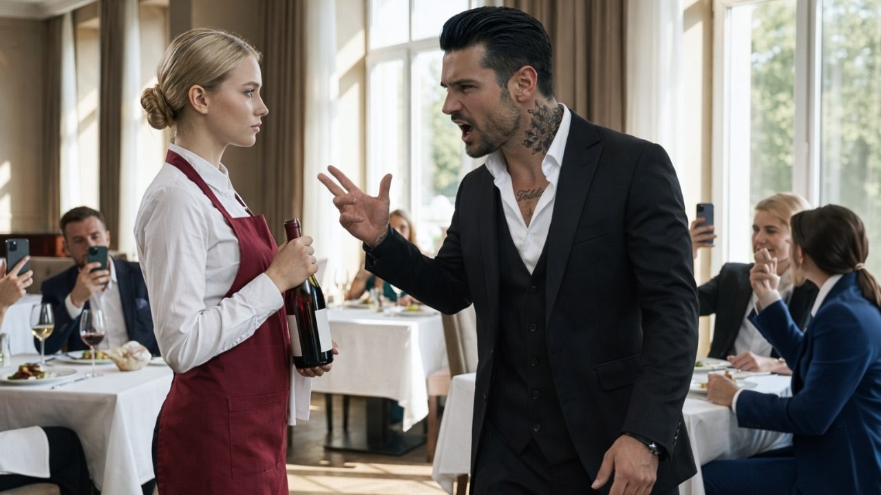 Der Mafia-Boss testete die Kellnerin öffentlich — ihre Reaktion schockte den Raum.