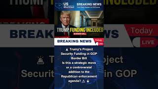 Trump's Ballroom Project Security Funding Included in GOP Border Bill #Shorts