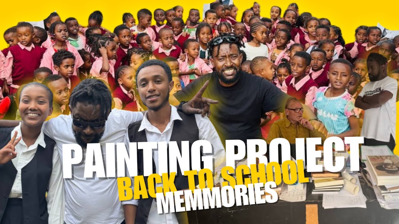 Painting Project 1 #backtoschool memories 📚👩🏾‍🏫