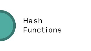 Hash Functions, Hash Tables, Passwords, and Checksums | Data and Things