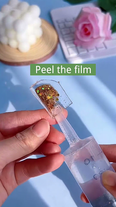 How to make nano water tapeballs #shorts #oddlysatisfying #nanotape #doublesidedtape