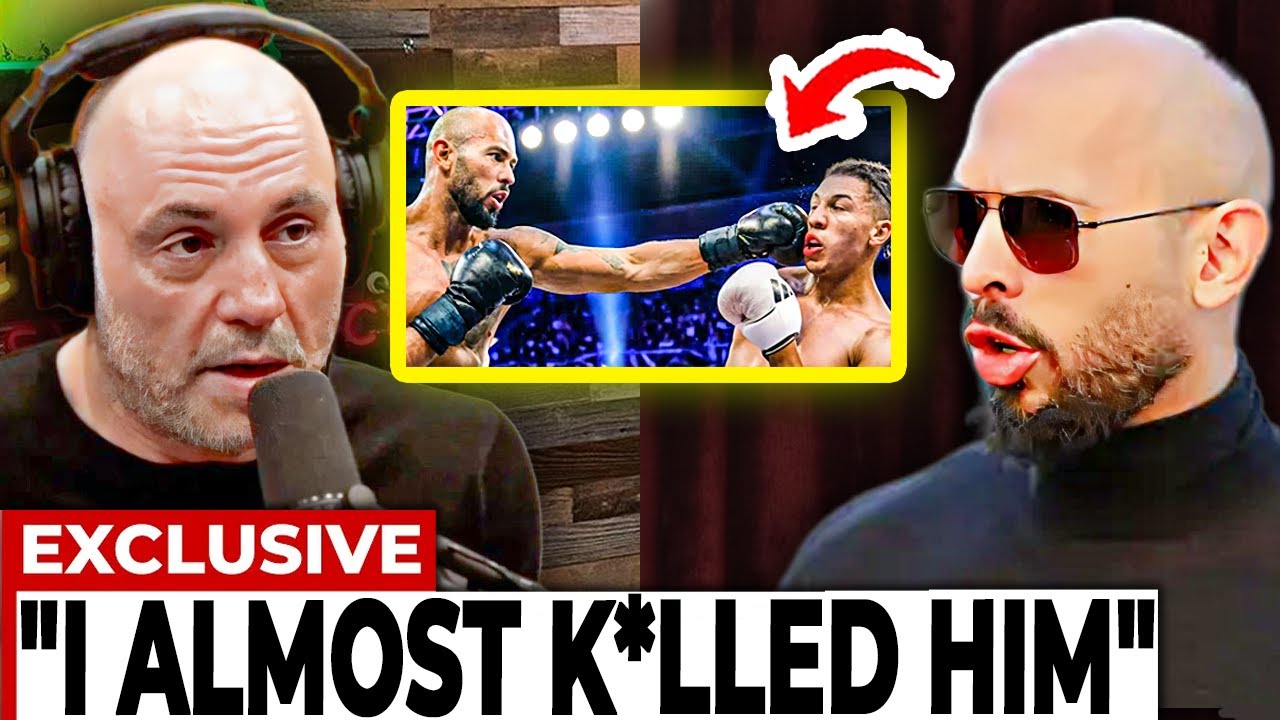 Joe Rogan LOSES IT Watching Andrew Tate's Brutal KO! - YouTube