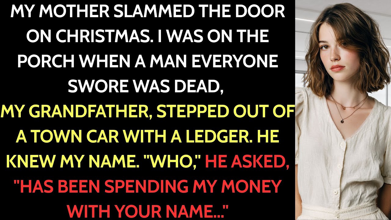 My Rich Grandpa Showed Up When My Mom Slammed the Door on Christmas—He Looked Me in the Eye and…