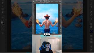 Creating Realistic Tattoos in Photoshop | Beginner vs Pro #shorts #photoshop