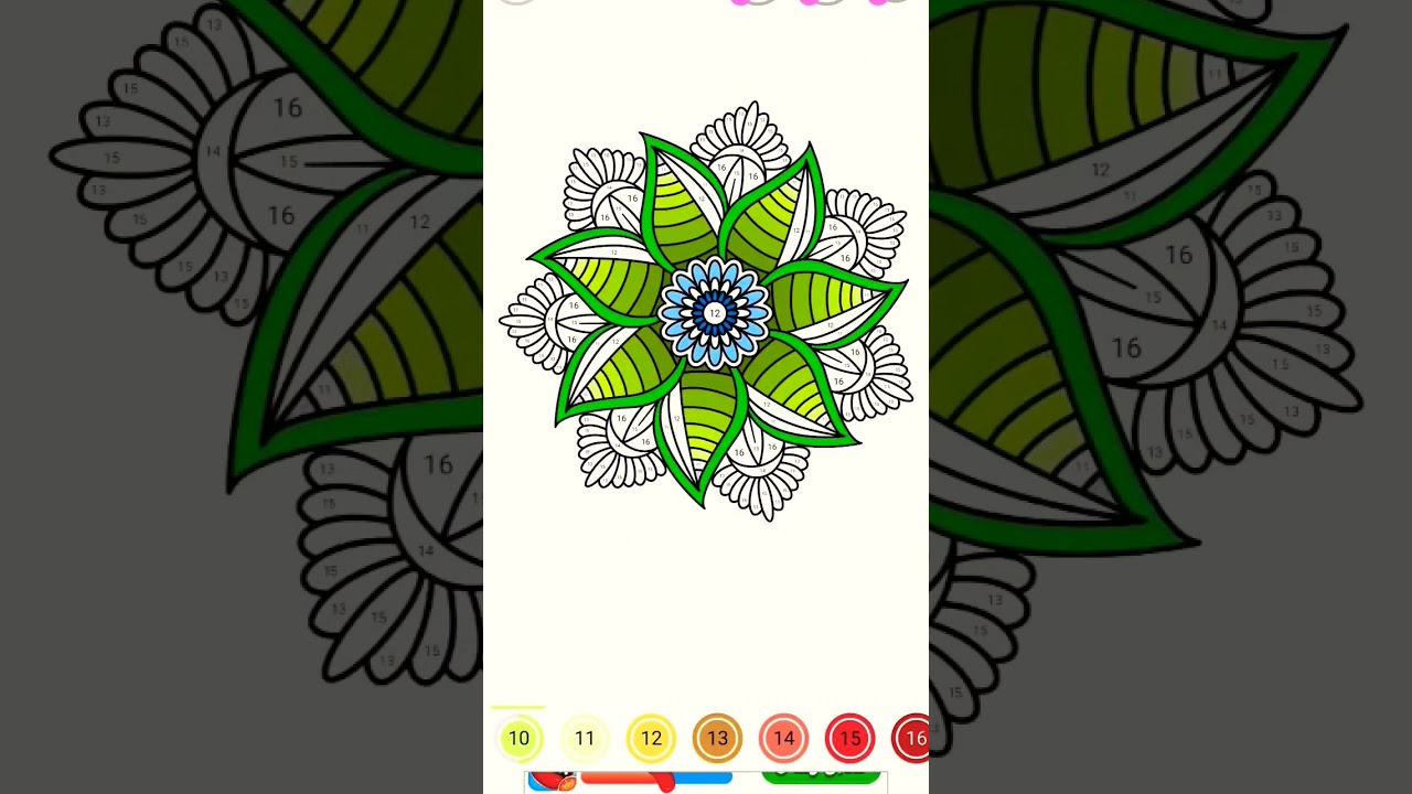 Rangoli Color filling game 