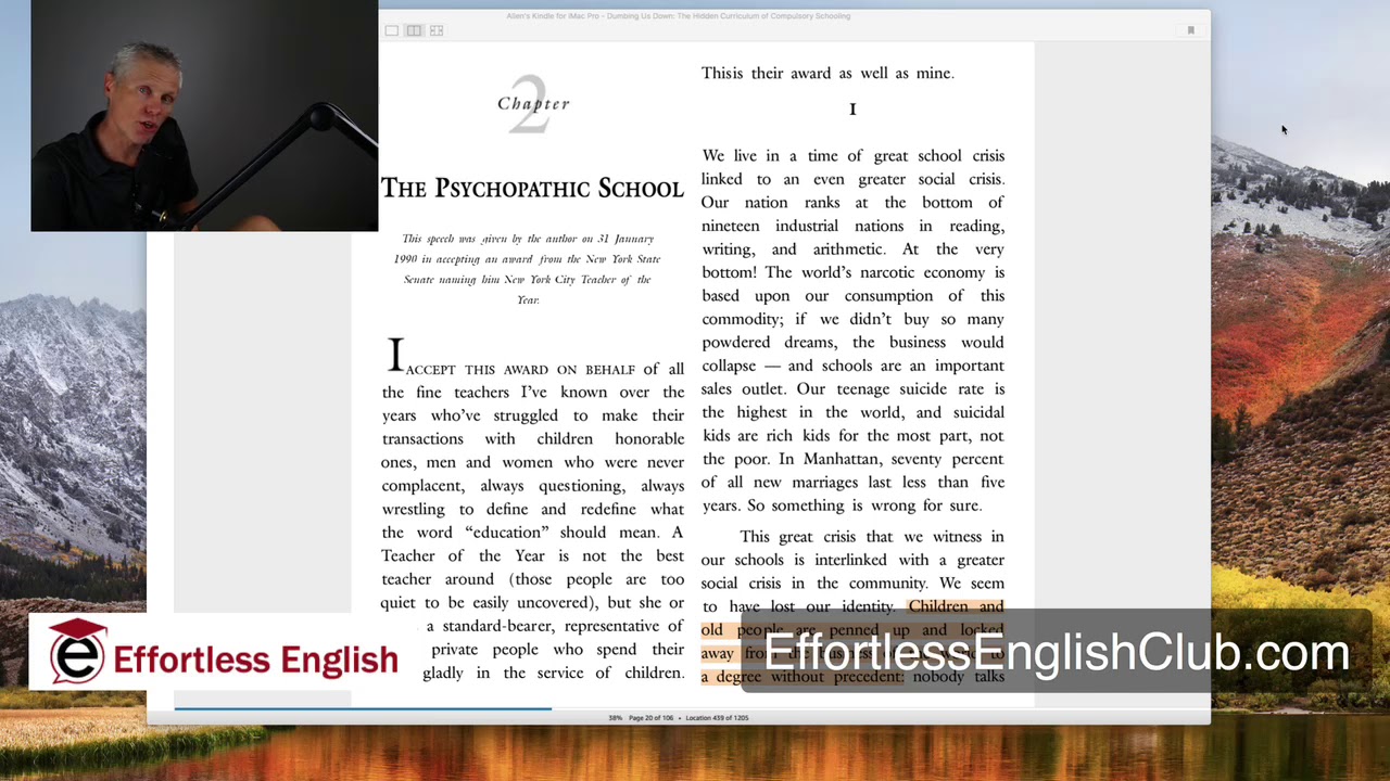 Dumbing Us Down | Chapter 2 | Effortless English Book Club