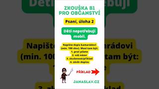 Zkouška B1 pro české občanství: Jak napsat dopis? PŘÍKLAD 1 #czechexamB1