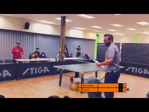 Blue Eagles (San Gabriel Academy) vs. Eagles (Adventist Union School) - LA Ping Pong Spring 2022