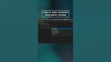 How to convert video to audio using python moviepy library