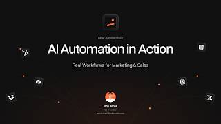 OMR Masterclass - AI Automation in Action (Real Workflows for Marketing & Sales)