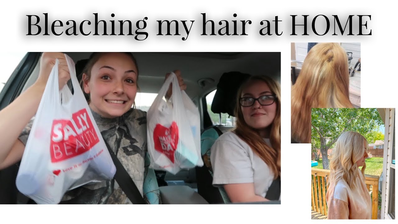 Bleaching my hair at home! *Fail* I had to get it fixed young mom vlog YouTube