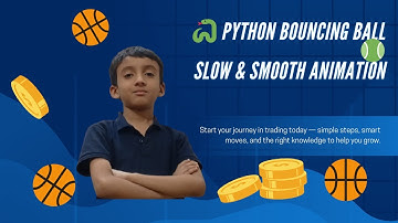 🐍 Slow Bouncing Ball in Python — Turtle Animation