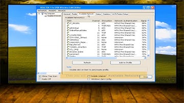 Wireless-N USB Network Adapter 150Mbps (WU-NETA-012-LO) on Windows XP