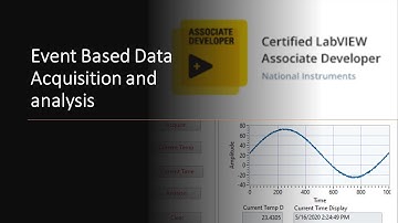 Event Based Data Acquisition and Analysis