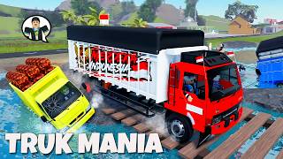 AWESOME!! Truck Driver Takes Extreme Route & Hauls Logs 🚛💨🗿 | Indonesian Truck Mania screenshot 3