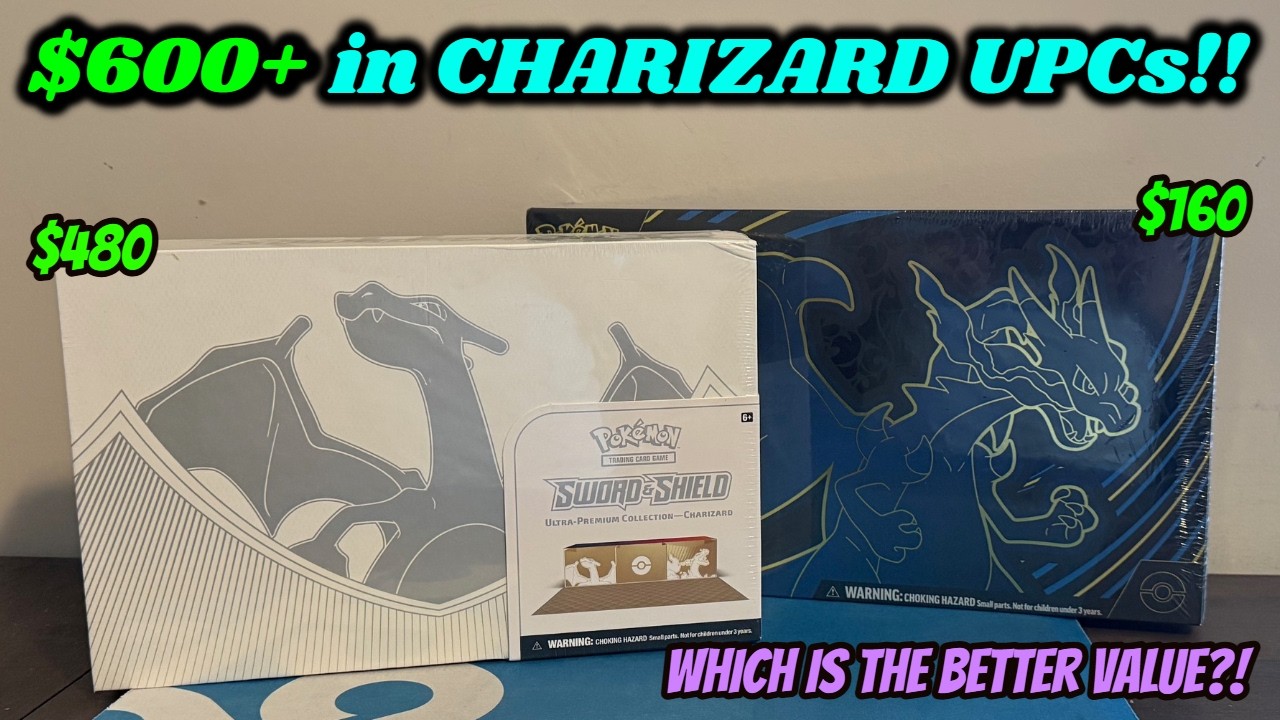 Opening $600+ in CHARIZARD ULTRA PREMIUM COLLECTION BOXES!! Which is the BETTER VALUE?!
