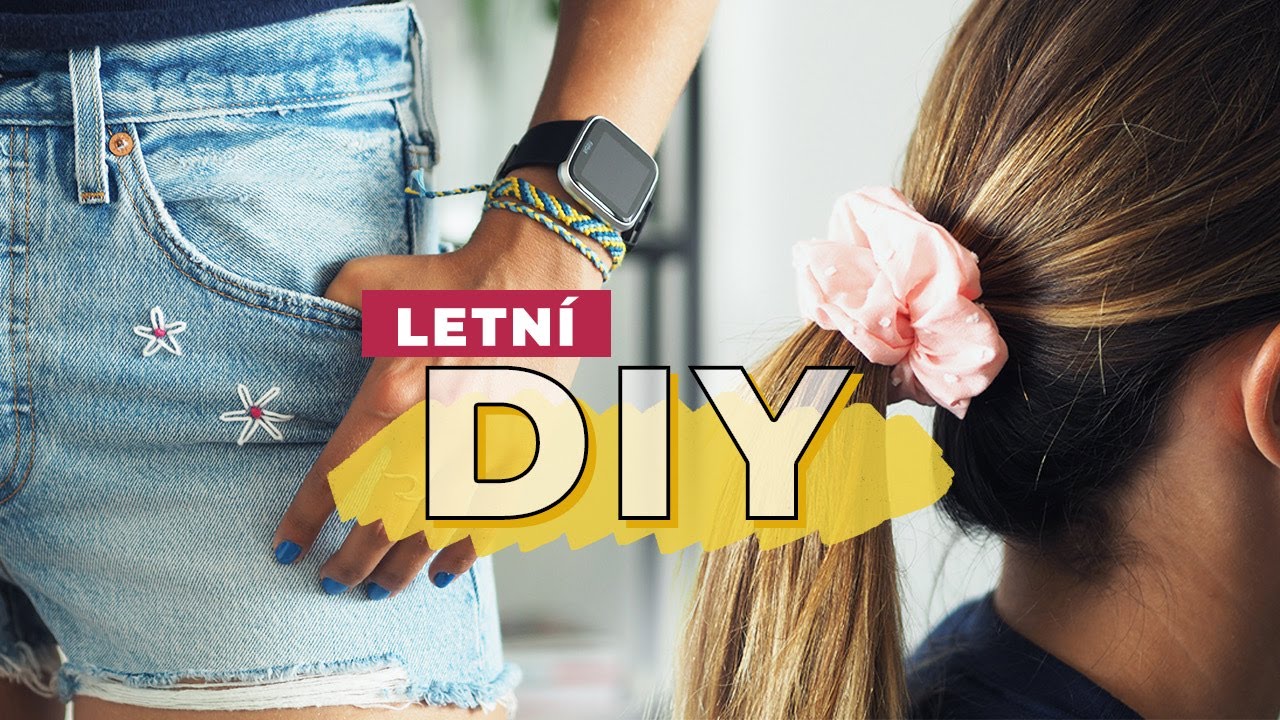 DIY | Náramky přátelství, vyšívání a gumička do vlasů!