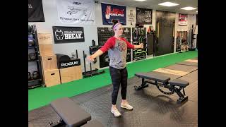 Dumbbell Around the World Shoulder Raise Around The World Shoulder Exercise