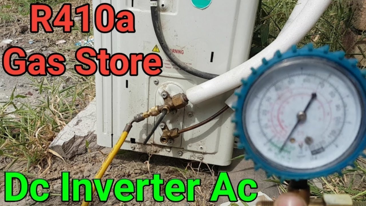 Split Ac Gas Filling With Expert Blue Star Ac Gas Refilling Youtube