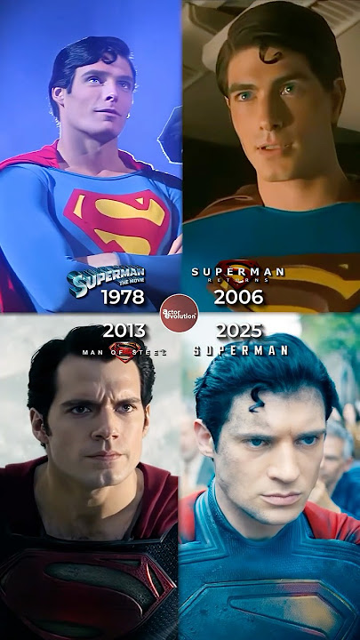 4 actors, 1 iconic role. Best Superman?🦸‍♂️