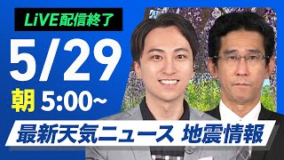ウェザーニュースの配信のサムネイル画像