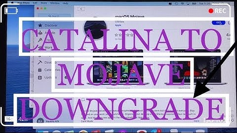 How to Downgrade MacOS Catalina to Mojave and fix an error occurred while restoring from the backup