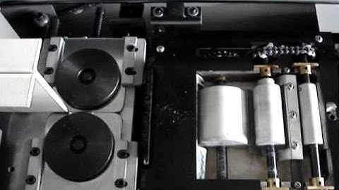 three glue rollers Perfect Binding Machine Operation