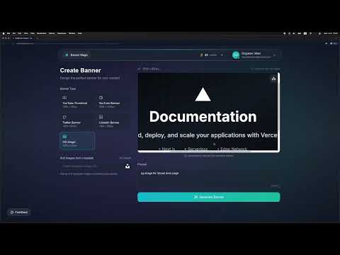 Miniatura de video para CreateMyBanner