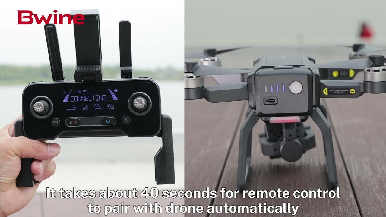 Bwine F7 Drone Pairing Video YouTube