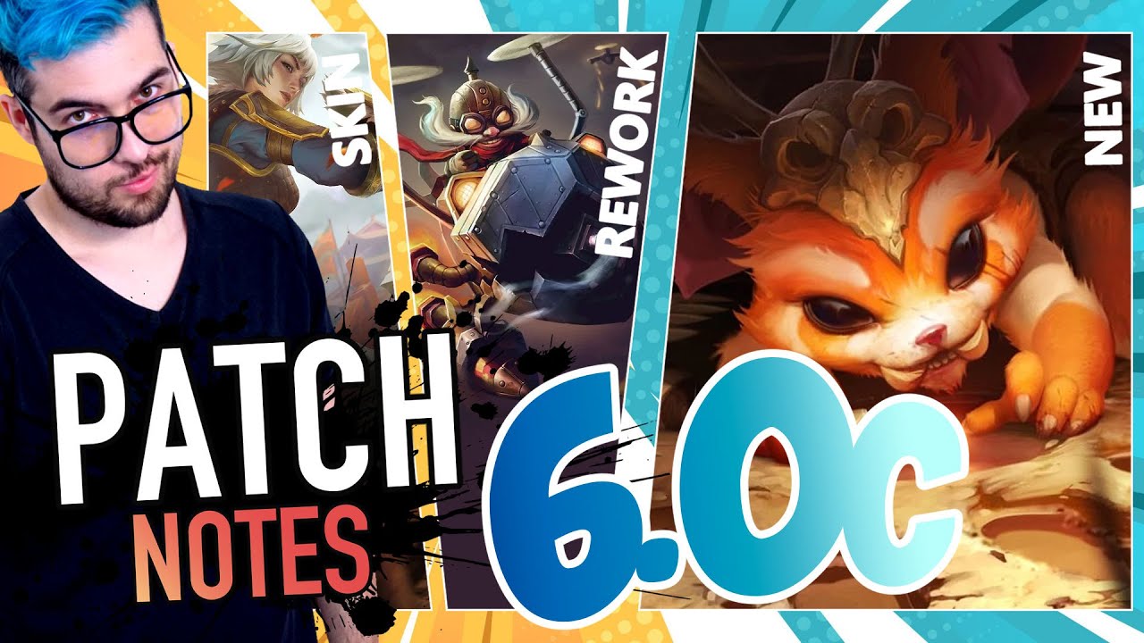 GNAR E' QUI! Corki Rework | Patch Notes 6.0C - YouTube